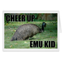 Cheer Up Emu Kid Card