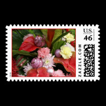 Cheerful Christmas Bouquet postage by kokobaby Cheerful Christmas Bouquet postage