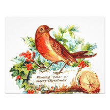 Cheerful Christmas Greetings Invites