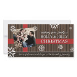 Cheerful Christmas Photo Card photo cards