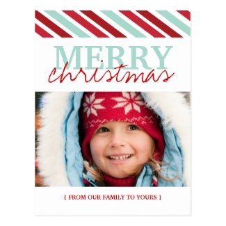 Cheerful Christmas Photo Postcards