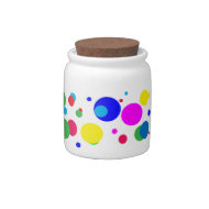 Cheerful Color Circles candyjar