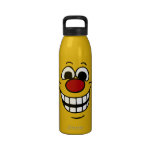 Cheerful Face: Congratulations on getting fired Drinking Bottles