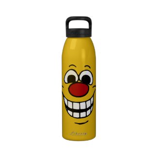 Cheerful Face: Congratulations on getting fired Drinking Bottles