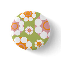 Cheerful Flower Button