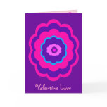 Cheerful Flower Valentine Card