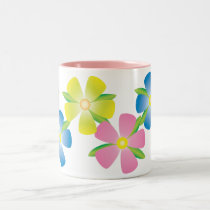Cheerful Flowers mugs
