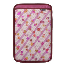 Cheerful flowers MacBook sleeve