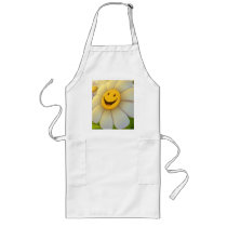 Cheerful Flowers Smile aprons