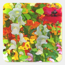 Cheerful Garden Colors Sticker