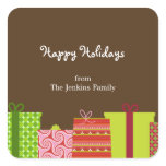 Cheerful Gifts Holiday Favor Stickers stickers