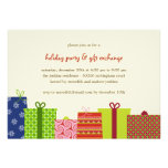 Cheerful Gifts Holiday Party Invitation - Ivory invitations