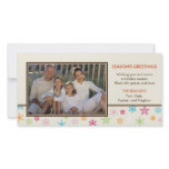 Cheerful Snowflakes Holiday Photo Card