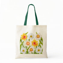 Cheerful Spring Daffodils Tote Bag