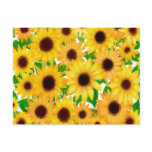 Cheerful Sunflowers 2010 Pocket Calendar Postcard