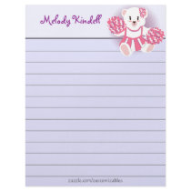 Cheerleader Bear Letterhead