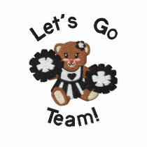 Cheerleader Bear Shirt embroidered shirts by Customizables Cheerleader Bear Shirt embroidered shirts