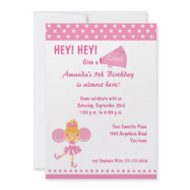 Cheerleader Birthday Invitation