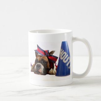 Cheerleader boxer mug mug