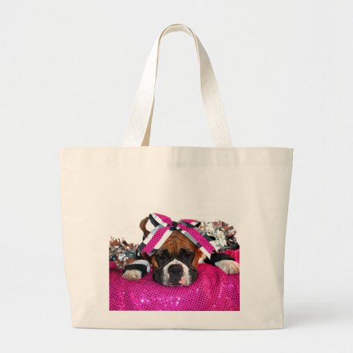 Cheerleader Boxer tote bag