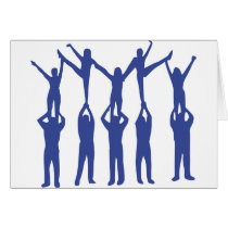 Cheerleader Greeting Card