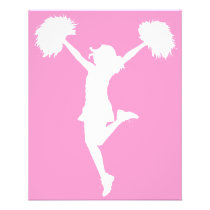 cheer, cheering, cheerleader, teams, al rio, customizable, outline, art, cheerleading, Flyer with custom graphic design