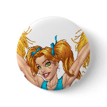 Cheerleader Cheerleading Customizable Stuff buttons