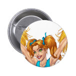 Cheerleader Cheerleading Customizable Stuff Pinback Buttons
