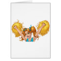 Cheerleader Cheerleading Customizable Stuff cards