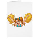 Cheerleader Cheerleading Customizable Stuff Greeting Cards