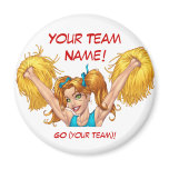 Cheerleader Cheerleading Customizable Stuff Refrigerator Magnets