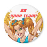 Cheerleader Cheerleading Customizable Stuff Magnets