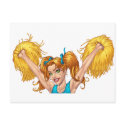 Cheerleader Cheerleading Customizable Stuff postcards
