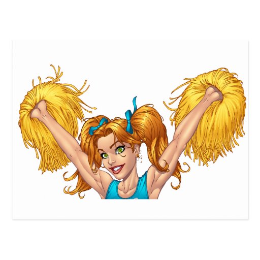 Cheerleader Cheerleading Customizable Stuff Post Cards