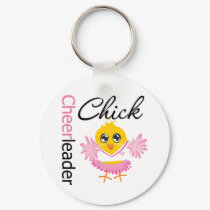 Cheerleader Chick keychains