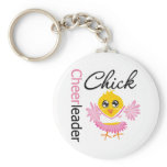 Cheerleader Chick Keychains