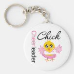 Cheerleader Chick Keychains