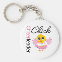 Cheerleader Chick Keychains