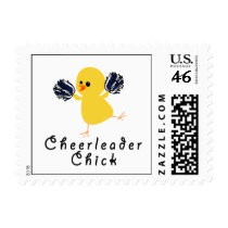 Cheerleader Chick postage