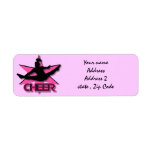 Cheerleader Custom Return Address Labels
