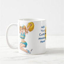 Cheerleader Customizable Mug by Al Rio