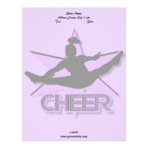 Cheerleader Customized Letterhead