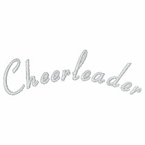 Cheerleader-Embroidered Jacket embroidered shirts