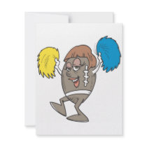 cheerleader football invites