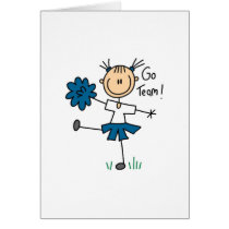 Cheerleader Go Team Card