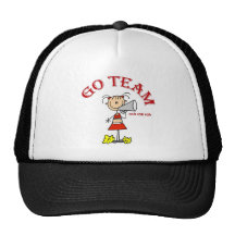 Cheerleader Go Team Tshirts and Gifts Trucker Hats