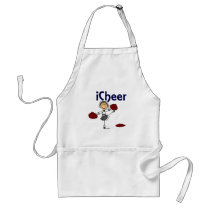 Cheerleader I Cheer Stick Figure aprons