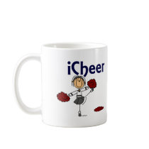 Cheerleader I Cheer Stick Figure mugs by stickfiguretown Cheerleader I Cheer Stick Figure mugs