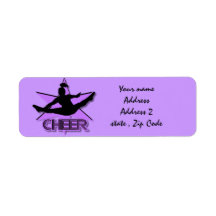 Cheerleader Labels
