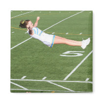 Cheerleader magnet